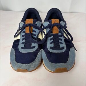 Kizik‎ Milan Naval Academy Blue Suede Leather Athletic Sneakers M 11 / W 12.5